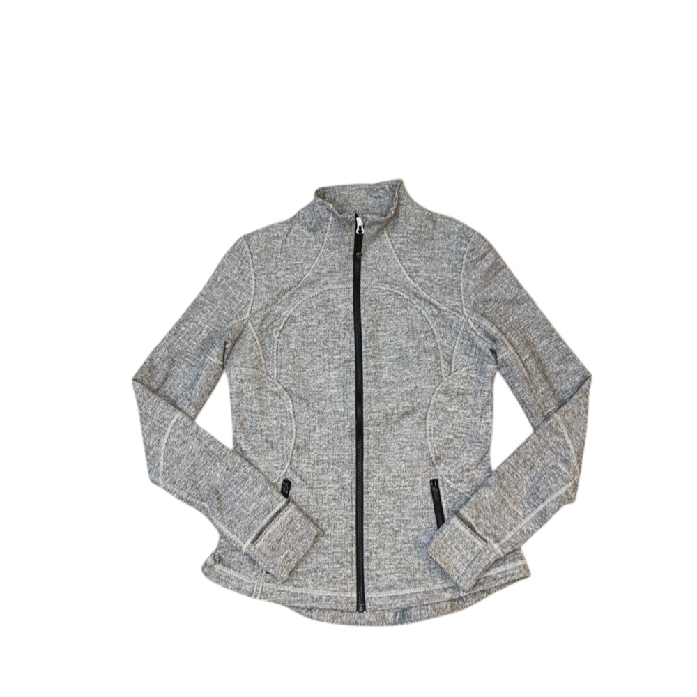 Rare Lululemon Define Forme Jacket II Size 12 Heathered Black